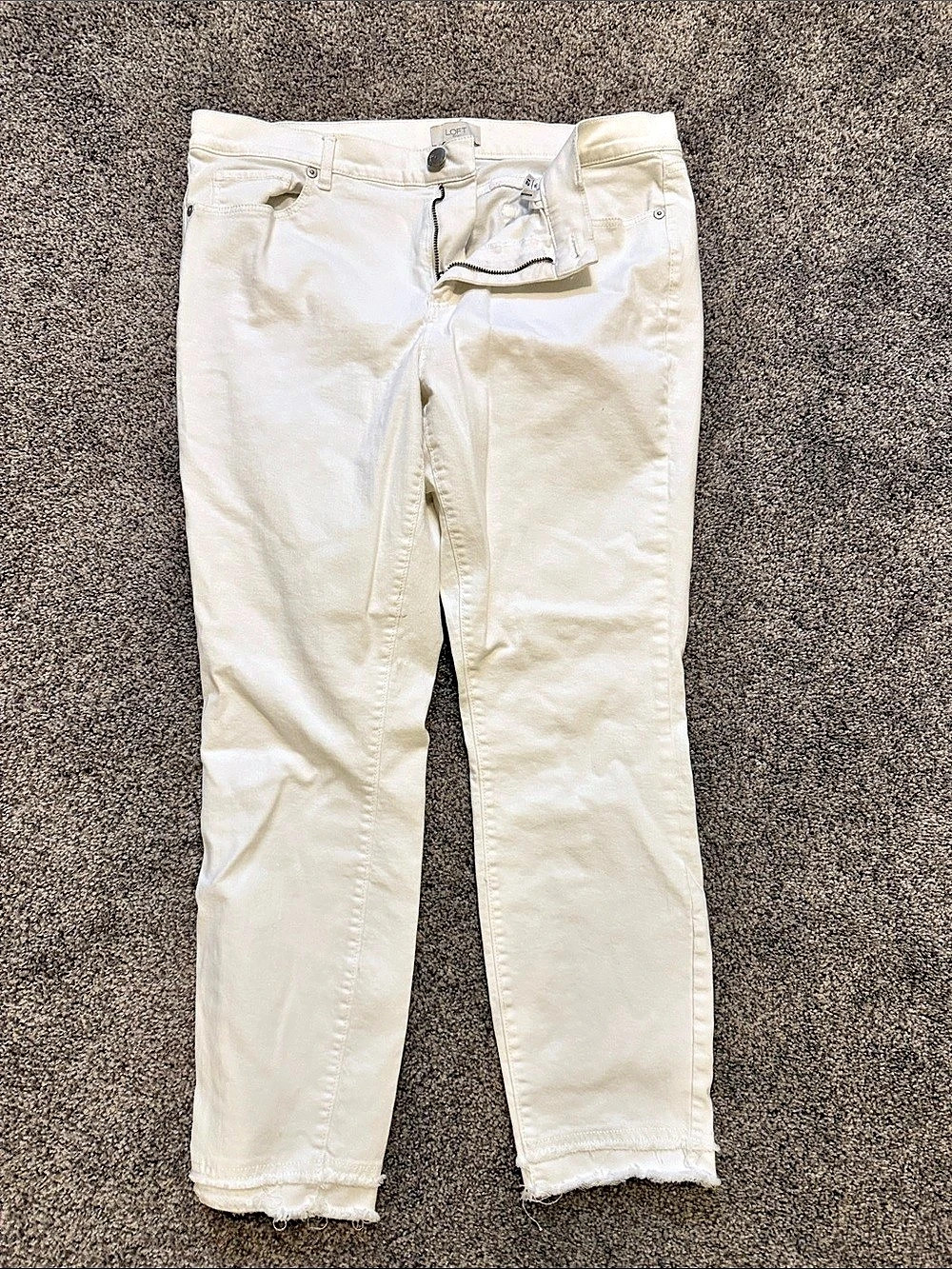 LOFT White Jeans